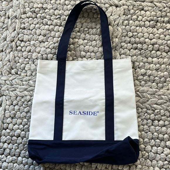 Seaside Handbags - Seaside white canvas tote - never used